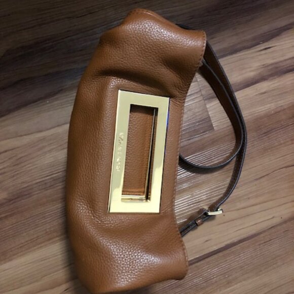 Michael Kors Leather Shoulder Bag - Picture 7 of 16